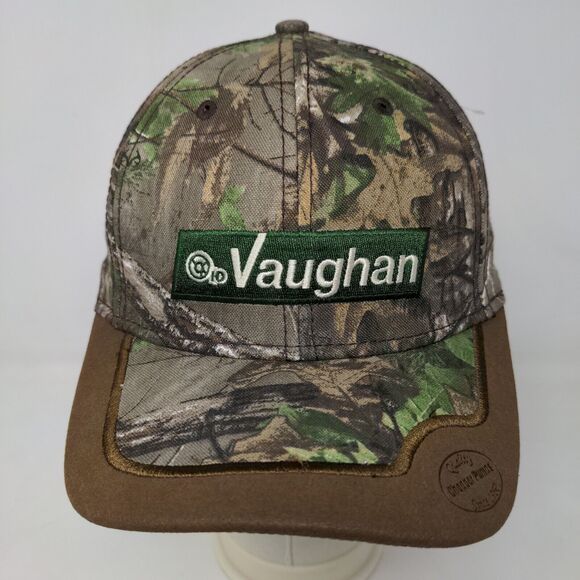 Vaughan Men's Slideback Hat Brown Camo Size OSFA Embroidered Logo Chopper Pumps - Picture 2 of 9
